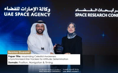 Best Research Award at Positioning, Navigation, and Timing (PNT) Domain from UAE Space Agency