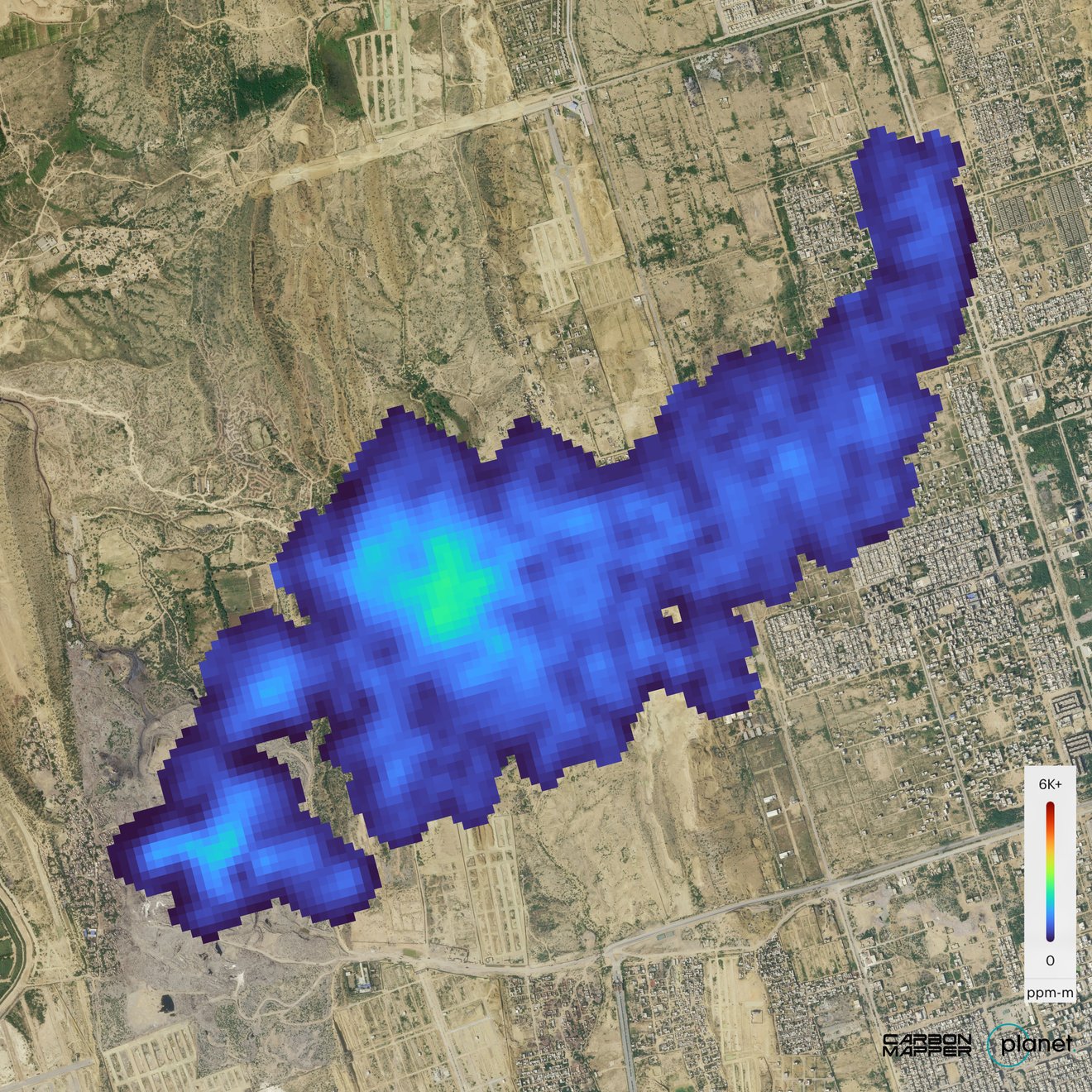 Methane Plume Karachi Pakistan